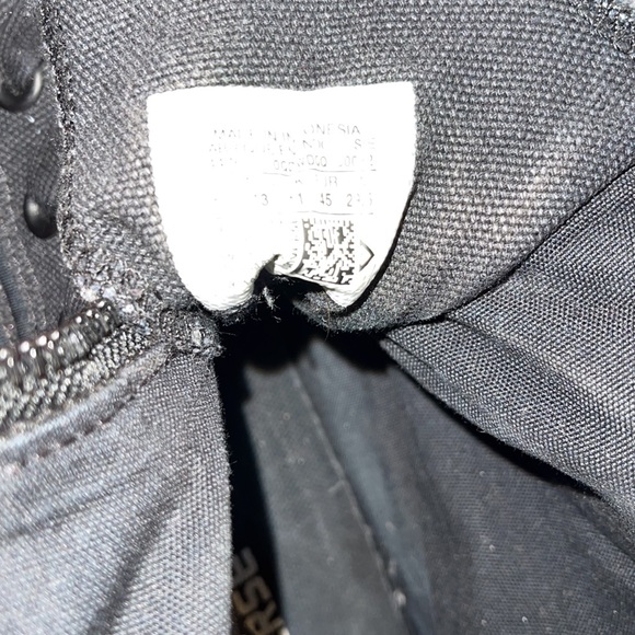 Converse Chuck Taylor Hi Top Black XHi Combat Boot Zipper M 11 W 13 - Picture 7 of 8